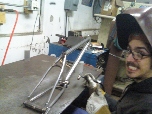 Know your welder,  Joby when he is not texting