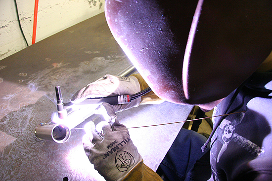 Sometimes personal time takes a back seat to welding metal.