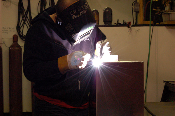 Big Dave making a fuel tank for alternative Fuel vehicles...