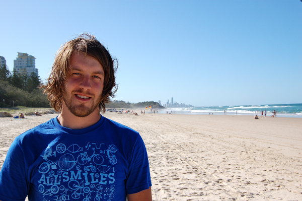 Kenny Horton in surfers paradise ( thats the name of the city)
