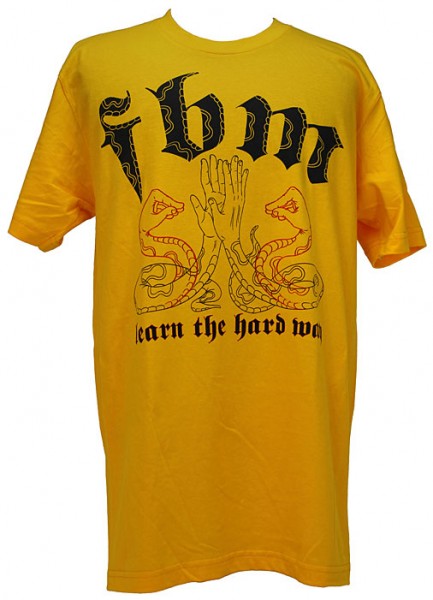 fbm-learn-the-hardway-t-shirt-gold