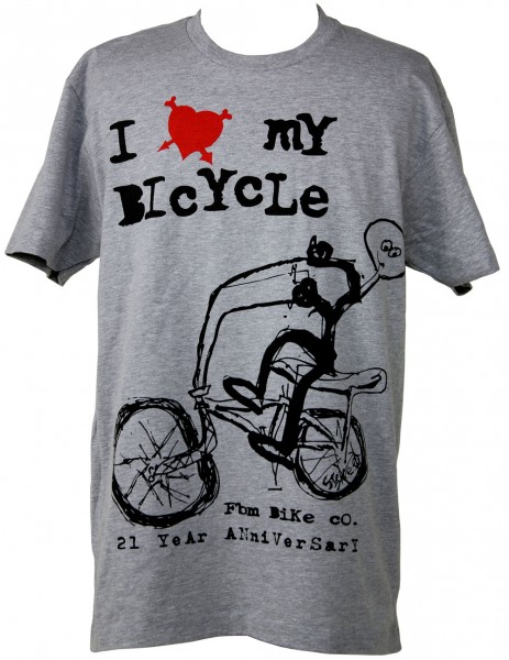fbm I love my bicycle shirt 21st anni