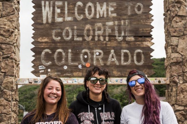 Perris Benegas, Nina Buitrago, Dani Lightningbolt; Colorado; July 2015